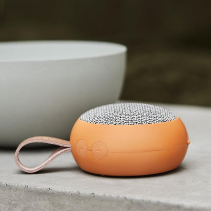 Kreafunk Ago 2 Fabric Bluetooth Speaker - Dusty Orange.