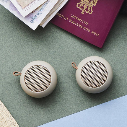 Kreafunk Ago Mini Bluetooth Speaker - Ivory Sand.