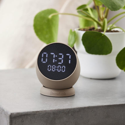Kreafunk Bell Alarm Clock - Ivory Sand.