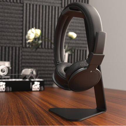 Kanto H1 Universal Desktop Headphone Stand, Black.