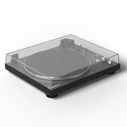 Kanto OBI3 Turntable with Bluetooth 5.3, Preamp, and Pitch Control - Matte Black.