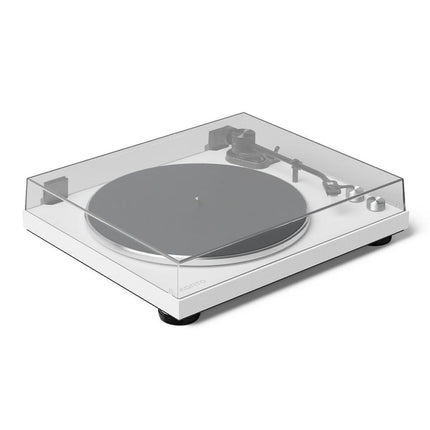 Kanto OBI3 Turntable with Bluetooth 5.3, Preamp, and Pitch Control - Matte White.