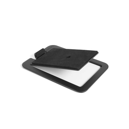 Kanto S4 Angled Desktop Speaker Stands for Midsize Speakers - Pair, Black.