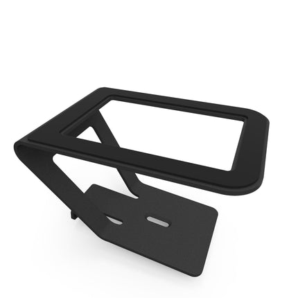 Kanto SE4 Elevated Desktop Speaker Stands for Midsize Speakers - Pair, Black.
