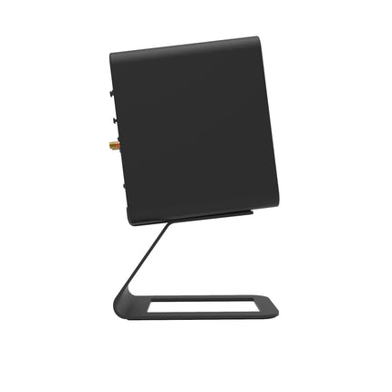 Kanto SE4 Elevated Desktop Speaker Stands for Midsize Speakers - Pair, Black.