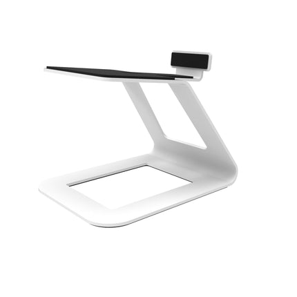 Kanto SE6W Elevated Desktop Speaker Stands for Large Speakers - Pair, White.