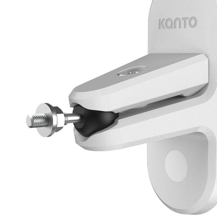 Kanto SPW3 Universal Satellite Speaker Wall Mount Bracket - White, Pair.