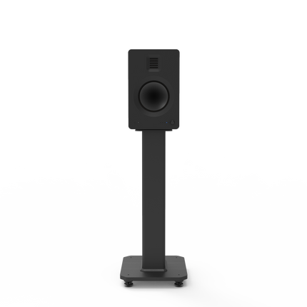 Kanto SX22 22" Tall Fillable Speaker Stands with Isolation Feet - Pair, Black.