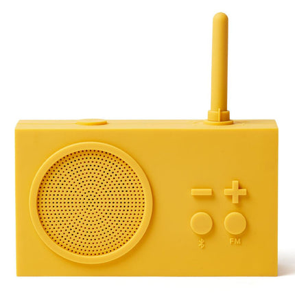 Lexon Thykho 3 Fm Radio & Bluetooth Speaker - Yellow.