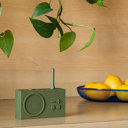 Lexon Thykho 3 Fm Radio & Bluetooth Speaker - Kakhi.