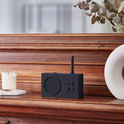 Lexon Thykho 3 Fm Radio & Bluetooth Speaker - Black.