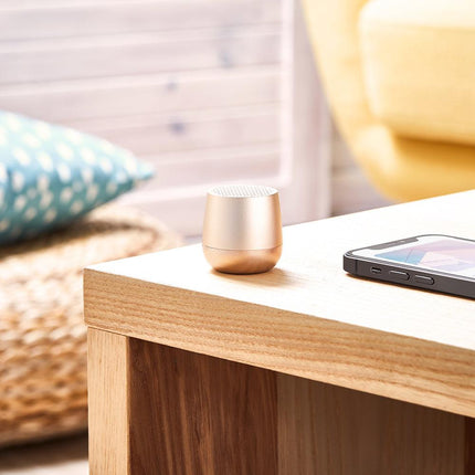 Lexon Mino+ Mini Bluetooth Speaker - Gold.