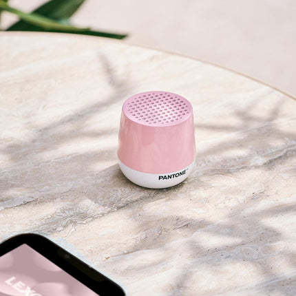 Lexon Mino+ Mini Bluetooth Speaker PANTONE - Rose Pink.