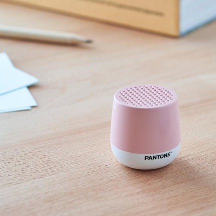 Lexon Mino+ Mini Bluetooth Speaker PANTONE - Rose Pink.