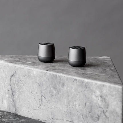 Lexon Mino+ Mini Bluetooth Speaker - Gunmetal.