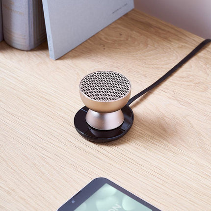 Lexon Tamo Infinitely Pairable Bluetooth Speaker - Gold.