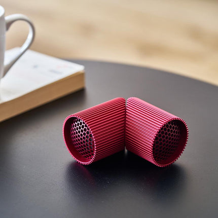 Lexon Ray Set Of Magnetic Bluetooth Speakers - Red.