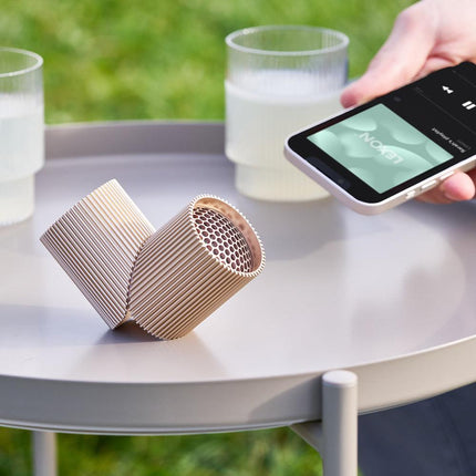 Lexon Ray Set Of Magnetic Bluetooth Speakers - Gold.