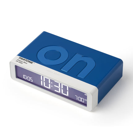 Lexon GIFT Set PANTONE - Includes Mino+ Mini Speaker, Flip Classic Clock, Mina M Lamp, Thykho 3  Speaker - Classic Blue.