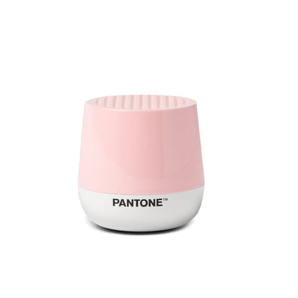 Lexon GIFT Set PANTONE - Includes Mino+ Mini Speaker, Flip Classic Clock, Mina M Lamp, Thykho 3  Speaker - Rose Pink.