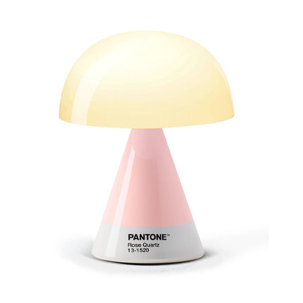 Lexon GIFT Set PANTONE - Includes Mino+ Mini Speaker, Flip Classic Clock, Mina M Lamp, Thykho 3  Speaker - Rose Pink.