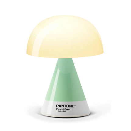 Lexon GIFT Set PANTONE - Includes Mino+ Mini Speaker, Flip Classic Clock, Mina M Lamp, Thykho 3  Speaker - Green.
