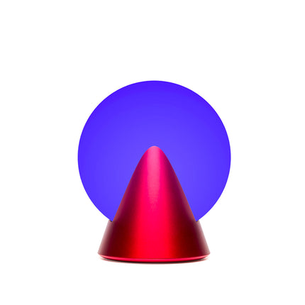 Lexon Conic Spherical Portable Led Lamp - Red.