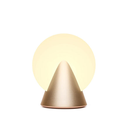 Lexon Conic Spherical Portable Led Lamp - Gold.