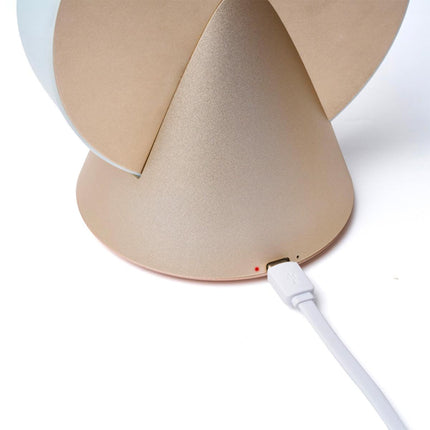 Lexon Conic Spherical Portable Led Lamp - Gold.