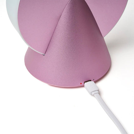 Lexon Conic Spherical Portable Led Lamp - Pink.