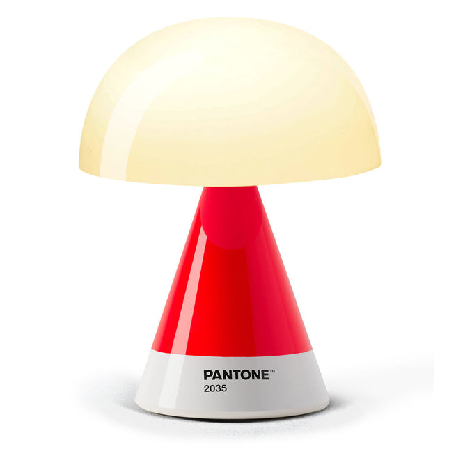 Lexon Mina M Medium Portable Led Lamp PANTONE -2035 Red.