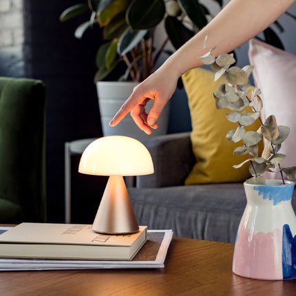 Lexon Mina L Large Portable Led Lamp - Gold.