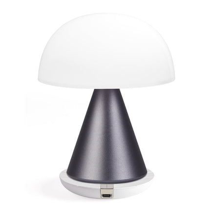 Lexon Mina L Large Portable Led Lamp - Gunmetal.