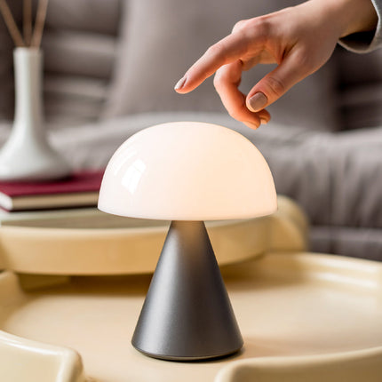 Lexon Mina L Large Portable Led Lamp - Gunmetal.