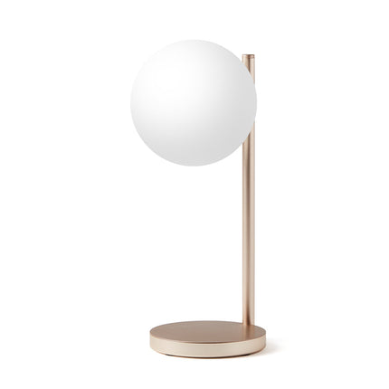 Lexon Bubble Desk Lamp With Built-In Wireless Charger - Gold.