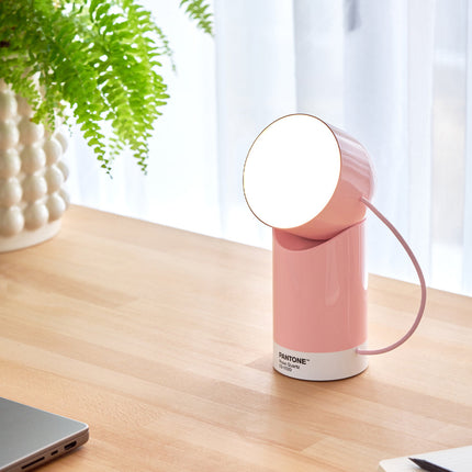Lexon Orbe Portable Led Lamp With Moving Head PANTONE - Rose Pink.