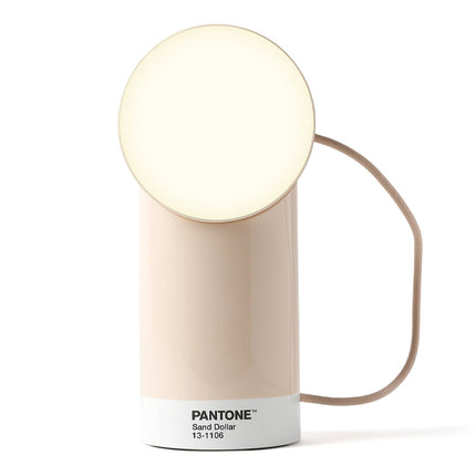 Lexon Orbe Portable Led Lamp With Moving Head PANTONE - Sand.