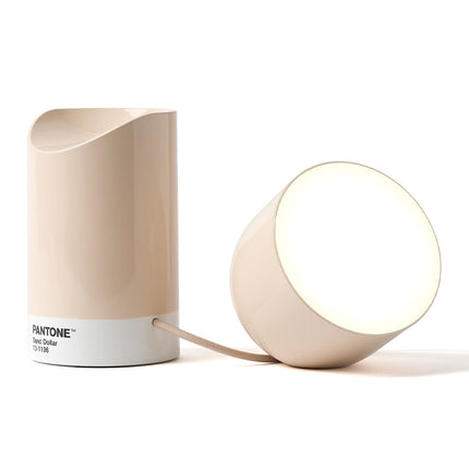 Lexon Orbe Portable Led Lamp With Moving Head PANTONE - Sand.
