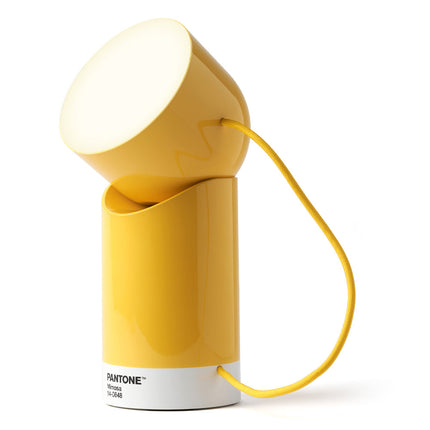 Lexon Orbe Portable Led Lamp With Moving Head PANTONE - Yellow.