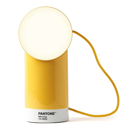 Lexon Orbe Portable Led Lamp With Moving Head PANTONE - Yellow.