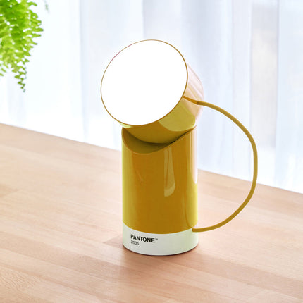 Lexon Orbe Portable Led Lamp With Moving Head PANTONE - Yellow.