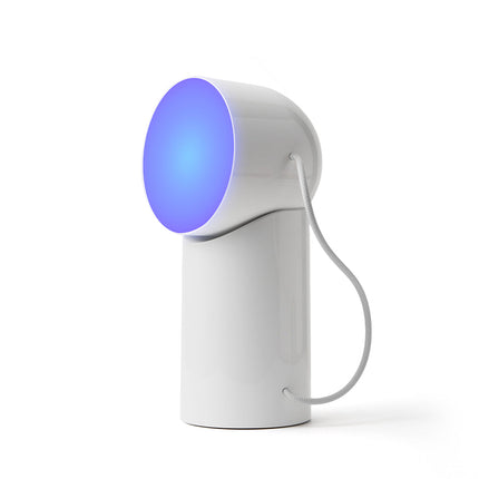 Lexon Orbe Portable Led Lamp With Moving Head - White.