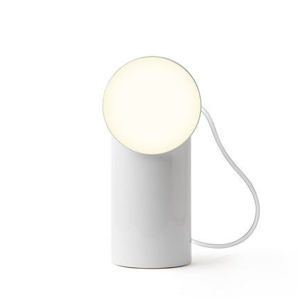 Lexon Orbe Portable Led Lamp With Moving Head - White.