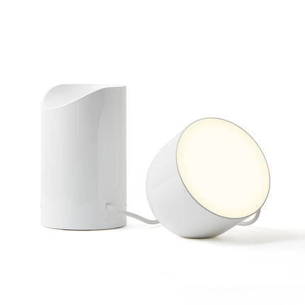 Lexon Orbe Portable Led Lamp With Moving Head - White.
