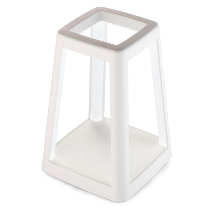 Lexon Lantern Portable Lamp With Built-In Wireless Charger - White.
