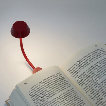 Lexon Mimi Flexible LED Lamp - Dark Red.