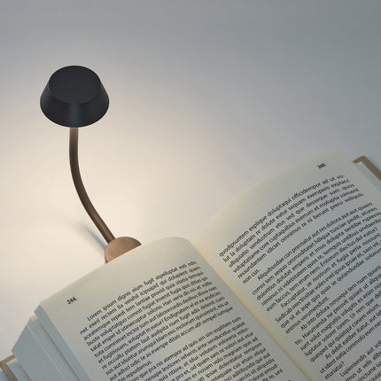 Lexon Mimi Flexible LED Lamp - Gunmetal.