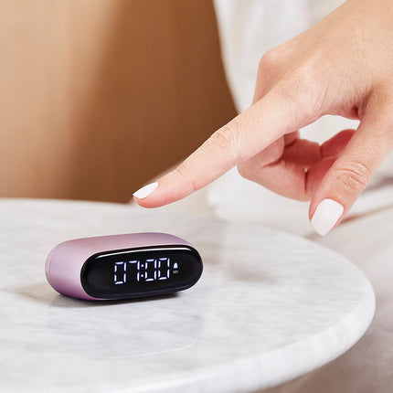 Lexon Minut Mini Alarm Clock - Pink.