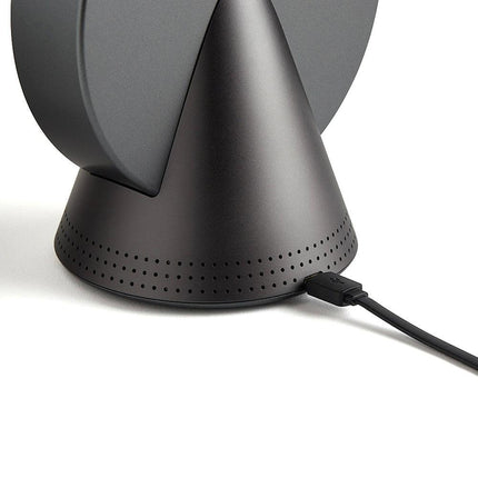 Lexon Conic Radio Alarm Clock With Fm & Built-In Bluetooth Speaker - Grey.