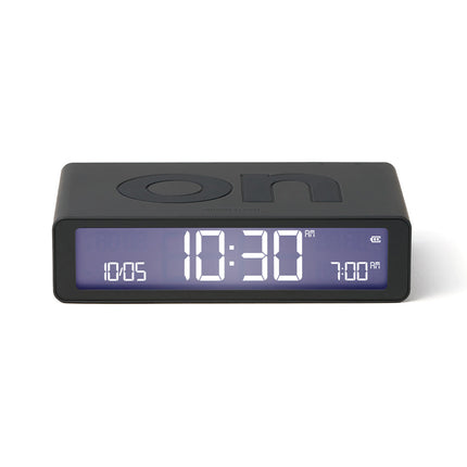 Lexon Flip Classic Reversible Alarm Clock - Grey.